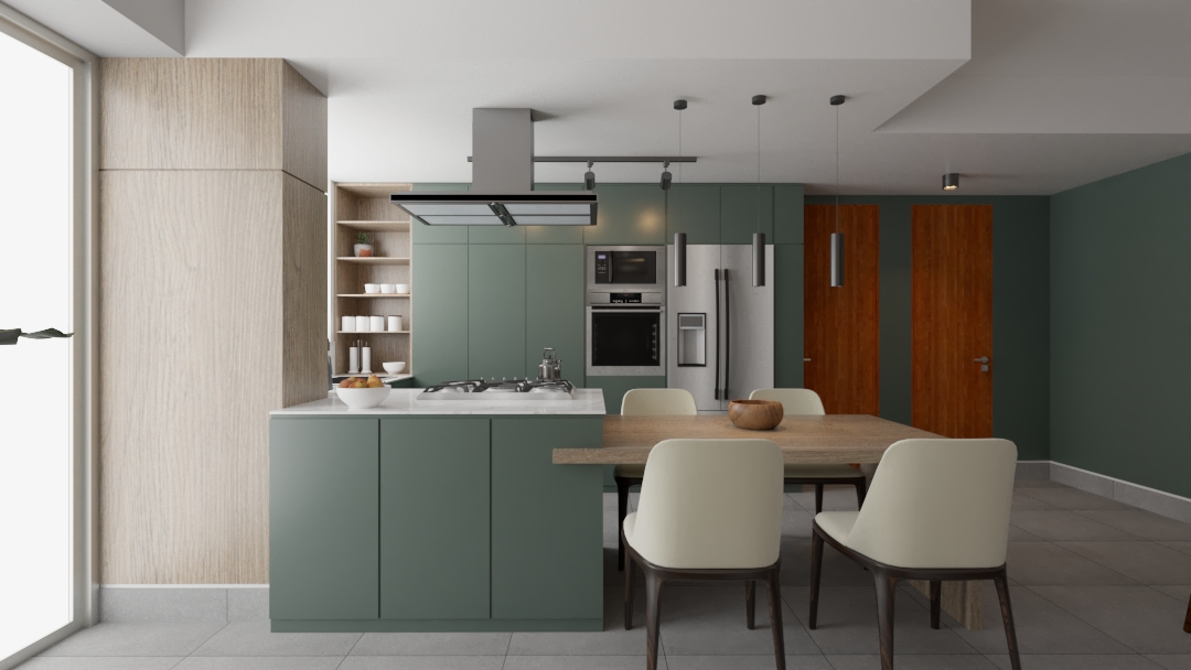 Cocina proyecto Loft Manhattan